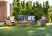 LUAU 4 Piece Outdoor Lounge Setting