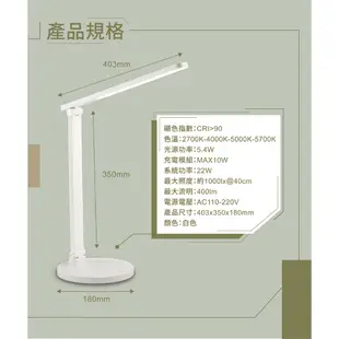 Philips 飛利浦 66250 品祺 LED全光譜讀寫檯燈 PD059(拆封福利品)