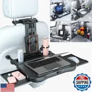 Car Back Seat Tray Table, Stable Foldable Auto Backseat Food Trays Desk for R