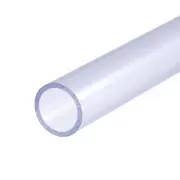 Clear PVC Pipe 20mm ID x 25mm OD 0.5m Rigid Water Pipe