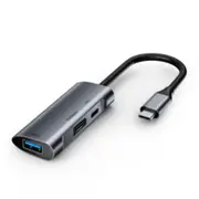 Usb C Hub Type Docking Station 3 In 1 4K 60Hz Display Port Pd 60W 2.0 Usb Cables Hubs & Adapters