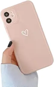 Girly Heart Shockproof Case for iPhone 13 12 11 Pro Max Mini XR 8 7 X XS MAX - Scratch-Resistant & Wireless Charging Compatible