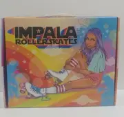 Impala Quad Roller Skates - Holographic Women's size 10 Brand New in Box Vegan