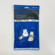 NEENCA Unisex White Compression Socks Ankle Length size XL