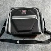 NEW FitMark Lunch Box Black Meal Prep Bag Travel Containers Ice Pack The Shield