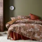 Accessorize Rainbow Garden Cotton Bedspread Comforter Coverlet Brown Double