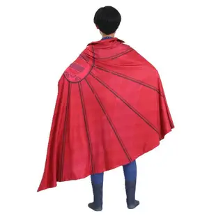 奇異博士角色扮演服裝項鍊史蒂夫紅色斗篷長袍萬聖節嘉年華套裝兒童 Adut 派對服裝