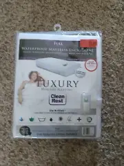 CleanRest Luxury waterproof mattress encasement protector Full double bed