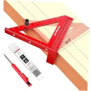 8 inch 3D Multi-Angle Measuring Square Ruler, WT103C High Precision Hole