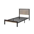 Zinus Bed Frame King Single Size Bamboo Metal Base Wood KAI