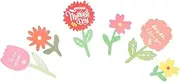 60PCS Mother's Day Cake Toppers Safe Cupcake Picks for Mother's Day Party Easy to Use Decorative Ornaments for Cakes and Desserts