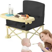 Wscwl High Chair Booster Seat | Portable Toddler Chair for Dining | Multifunctional Booster Dining Seat with Removable Tray, Boys Girls Kitchen Dining Table