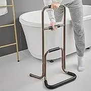 Safety Hand Rail Bedside, Bed Rails for Elderly with Floor Support Standing Bar Handle for Seniors Pregnant Patients