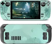 VEUENNS Full Set Games Decal Skin for Steam Deck console handheld gaming pc,Specially designed vinyl applique skin to Full steam deck coverage,provides protection and improves the feel of the trackpad