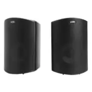 1 Pair Polk Audio Atrium 4 All Weather/Speed-Lock Mount Outdoor Speaker Black