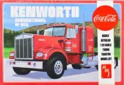 Kenworth Conventional W-925 Tractor Unit Coca-Cola 1/25 Skill 3 Model KIT byAMT