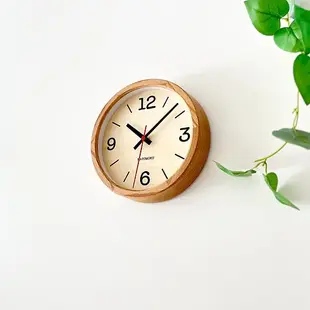 KATOMOKU Muku clock 20 S尺寸 橡木 (km-136OA) 掛鐘 日本製造