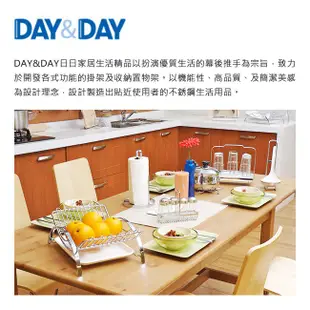 【DAY&DAY】304不鏽鋼雙層置物架/廚房置物架/台製碗盤瀝水架《泡泡生活》