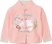 LittleSpring Boys Chinese New Year Tang Jacket Traditional Dress Coat