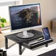 Xkimos Computer Monitor Stand, Height Adjustable Computer Monitor Desktop Sta...