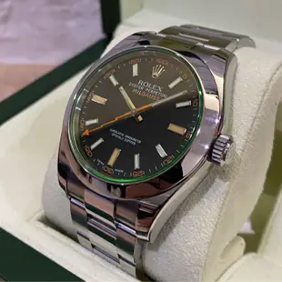 Rolex 勞力士 綠玻璃 116400GV Milgauss 閃電針 抗磁 非黑水鬼 綠水鬼 116900 116610LV 114060