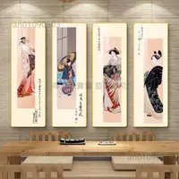 在飛比找蝦皮商城精選優惠-日式浮世繪掛畫仕女圖日本復古和風裝飾畫居酒屋壽司餐廳墻面壁畫
