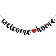 Welcome Home Banner Party Decorations Sign Family Baby Shower Supplies