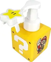 スーパーマリオ Super Mario Foam Soap Dispenser, 16.9 fl oz (500 ml), Yellow