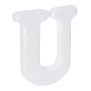 Foam Letters U Letter EPS White Polystyrene Letter Foam 100mm/4 Inch