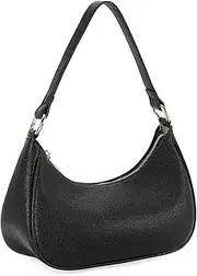 [GOIACII] Crescent Shoulder Bag for Women Small Shoulder Purse Cute Trendy Hobo Handbag Clutch Saddle Bag with Zipper Closure