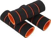 Kisangel 3pcs Horizontal Bar Foam Tube Cover Pads Item Accessories Car Tray Electrical Appliance Doll House Small Pins Liquid Bottle Container Home Tray Sponge Handle Grips Black