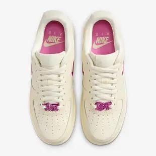 【NIKE 耐吉】休閒鞋 女鞋 男鞋 運動鞋 AF1 WMNS AIR FORCE 1 07 SE 米白桃 FB8251-101(2W5533)