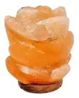 Crystal Salt Lamp Lotus Bloom Night Table Lamp South Des Himalaya Mountains