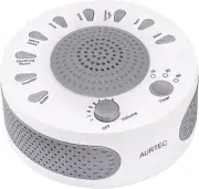 Sleep White Noise Machine, 9 Soothing Sounds,Timer, USB/Battery Powered