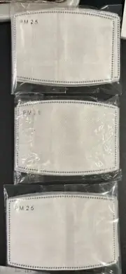23 Filters (in 3 pks) PM2.5 Filter 5 Layer Replacement Face Mask Cover PM 2.5