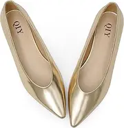 [QIY] Ballet Flats Shoes for Women Comfortable Dressy Womens Flats