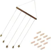 Alipis 1 Set Creative Wooden Photo Display Organizer Scandinavian Wall Decor for Office Handmade Pendant for Memorable Moments Events