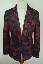 OASIS - FLORAL Edge to Edge JACKET Size 14 - NEW WITH TAGS