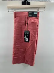 Walter Hagen P11 Tonal Plaid Short Dark Coral MGA14163SP23 Size 30 Golf
