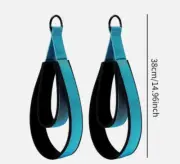 2Pcs Pilates Double Loop Strap D Rings Straps Handle for Gym Home Gymnastics F2