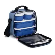 Insulated Lunch Bag With Containers for Men, Woman, Kids Denim -Superio