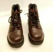 New Worx by Red Wing Men's US 7M 6-Inch Safety Work Boots Dark Brown 5800