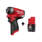 Milwaukee Cordless Impact Wrench 1/4" 12V Li-Ion Brushless w/ M12 2.0Ah Battery