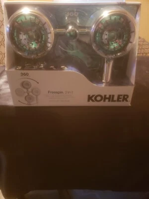 Kohler Freespin Bellerose 2-in-1 Dual Showerhead & Handshower Polished Chrome