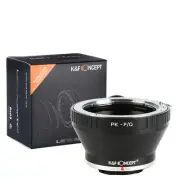K&F Concept adapter with tripod for Pentax K mount lens to Pentax Q camera Q7 Q1