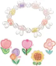 [WATIIFUFU] 1 Set Butterfly Jewelry for Cute Decorative Bracelets Rings with Butterfly Storage Box Beaded Accessories for Little