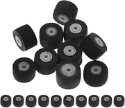 Healvian 20pcs Pinch Rollers for Cassette Player Radio Tape Bearing Roller 10mm Assembly for Recorder