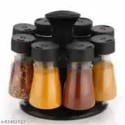 Spice Rack Set - Masala Jar for Kitchen - Masala Rack Set - Diment Set - 8 Piece