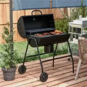 Portable Charcoal BBQ Grill Outdoor Cooking Campfire Smoker Cookout Equipment