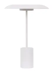 Smith LED Table Lamp with USB Port in White